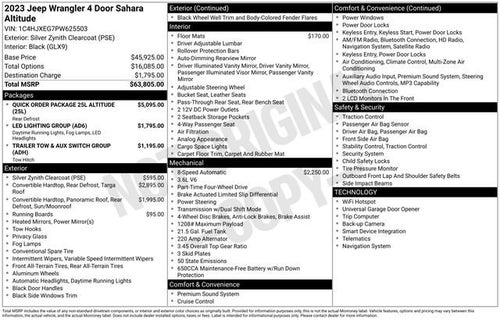 2023 Jeep Wrangler Sahara Altitude