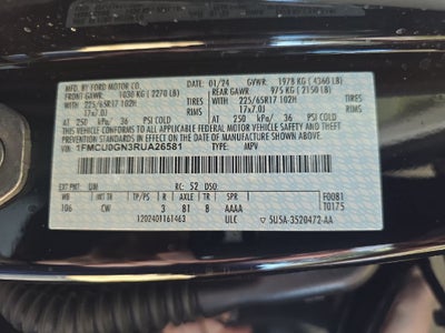 2024 Ford Escape Active