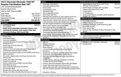 2012 Chevrolet Silverado 1500 Work Truck