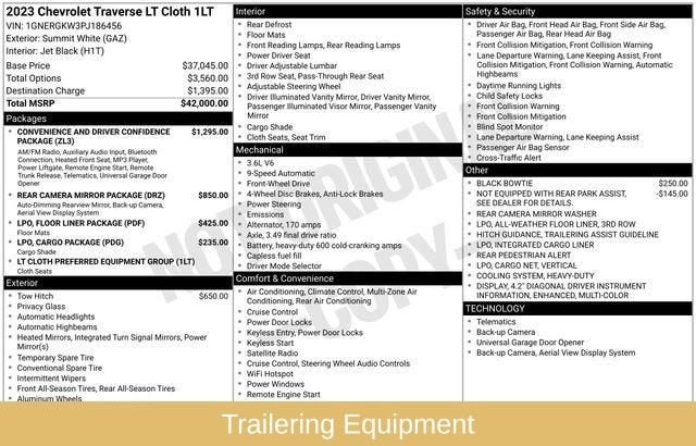 2023 Chevrolet Traverse LT Cloth