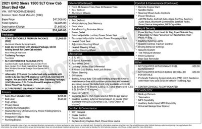 2021 GMC Sierra 1500 SLT