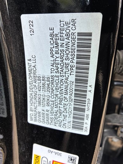 2023 Honda Accord Sedan EX