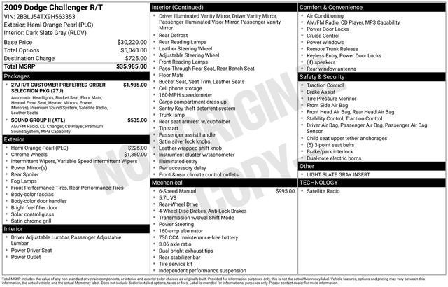 2009 Dodge Challenger R/T