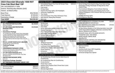 2023 Chevrolet Silverado 1500 RST