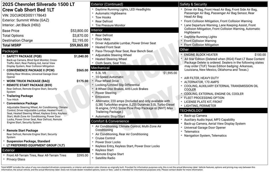 2025 Chevrolet Silverado 1500 LT