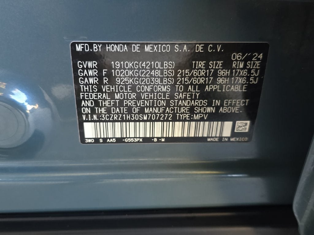 2025 Honda HR-V LX