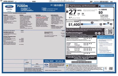 2019 Ford Fusion SE