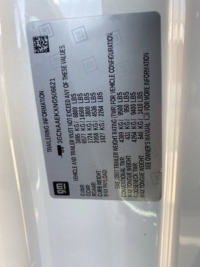 2022 Chevrolet Silverado 1500 WT