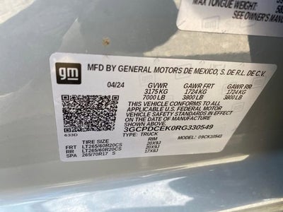 2024 Chevrolet Silverado 1500 Custom Trail Boss