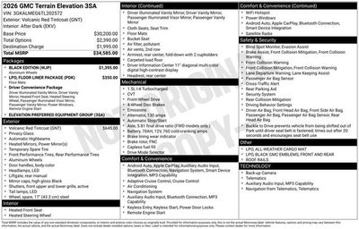 2026 GMC Terrain Elevation