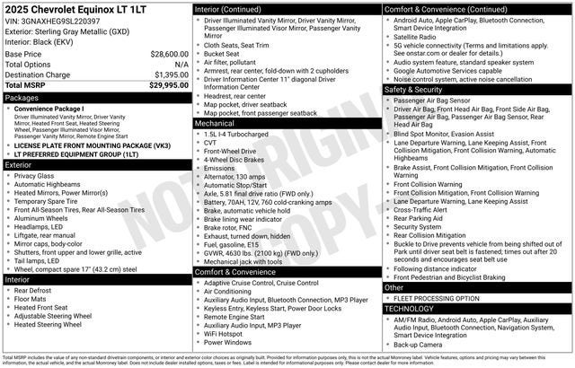 2025 Chevrolet Equinox LT