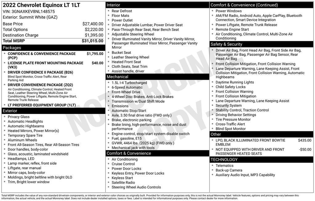 2022 Chevrolet Equinox LT