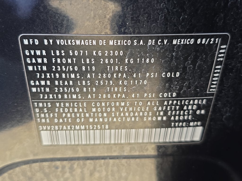 2021 Volkswagen Tiguan SE