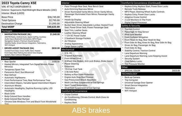2023 Toyota Camry TRD V6