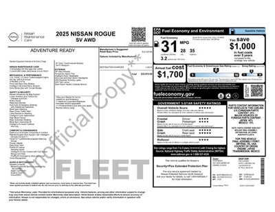 2025 Nissan Rogue SV