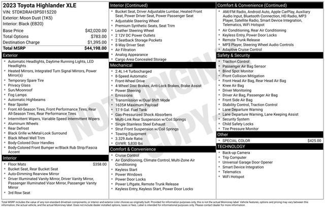 2023 Toyota Highlander L
