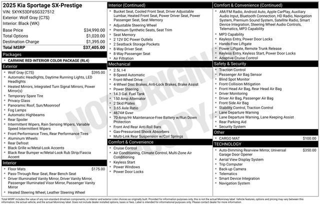 2025 Kia Sportage SX-Prestige