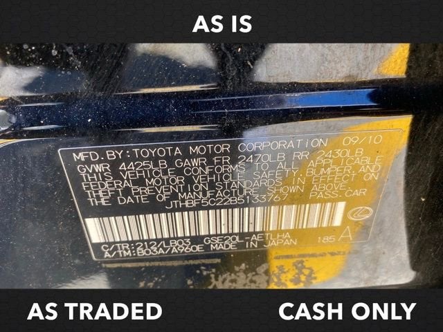 2011 Lexus IS 250 NA