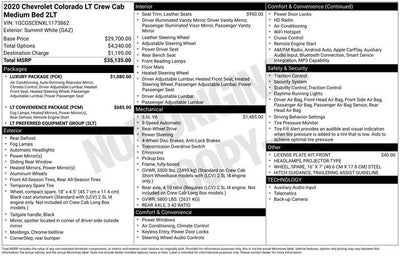 2020 Chevrolet Colorado 2WD LT