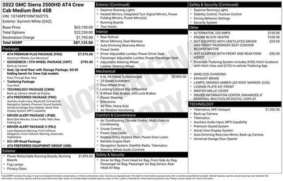 2022 GMC Sierra 2500 HD AT4