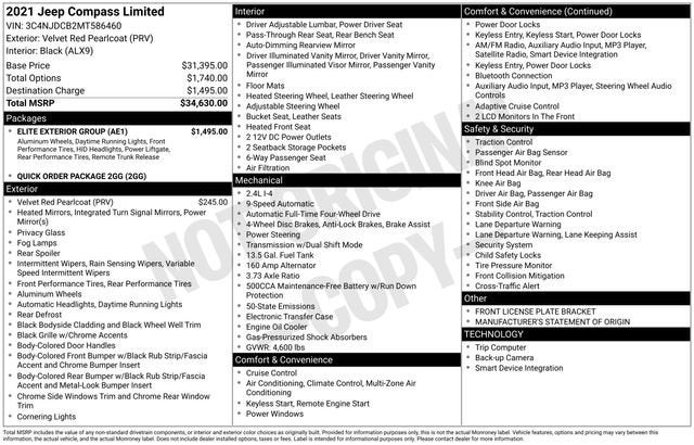 2021 Jeep Compass Limited
