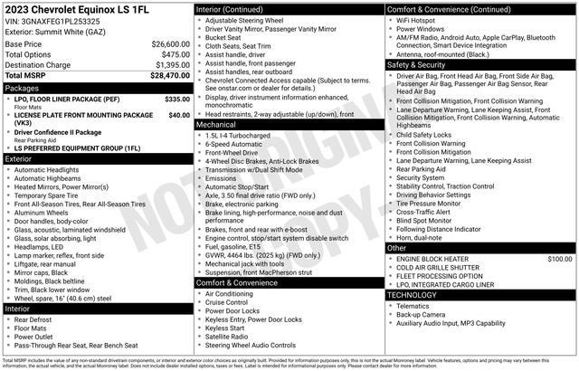 2023 Chevrolet Equinox LS