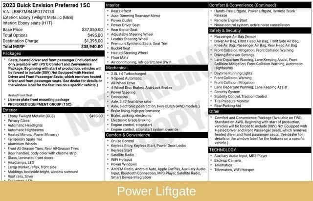 2023 Buick Envision Preferred