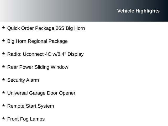 2019 RAM 1500 Classic Big Horn