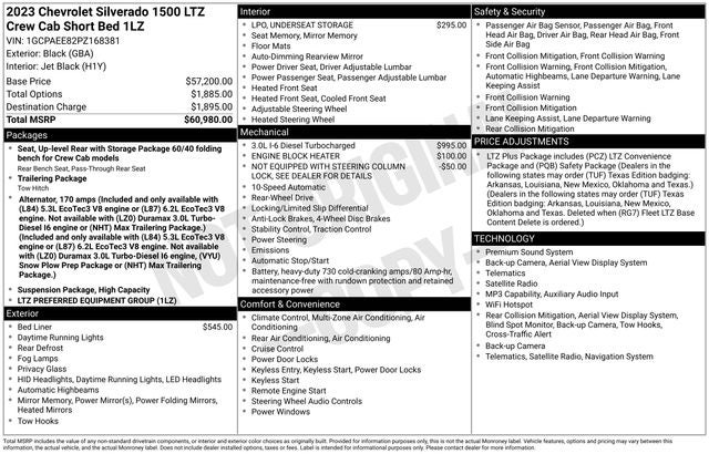 2023 Chevrolet Silverado 1500 LTZ