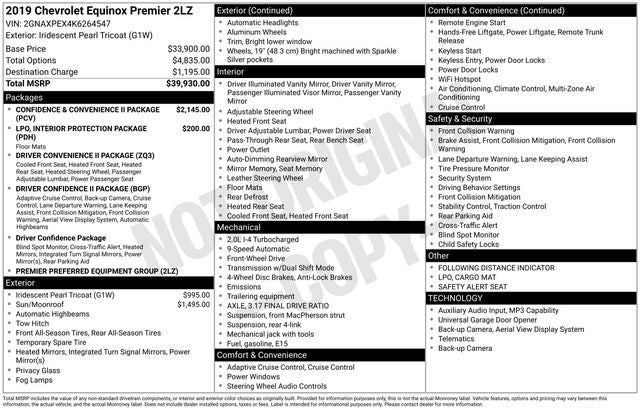 2019 Chevrolet Equinox Premier