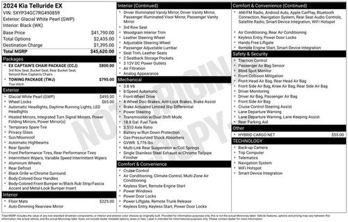 2024 Kia Telluride EX