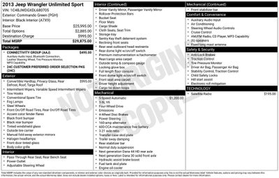 2013 Jeep Wrangler Unlimited Sport