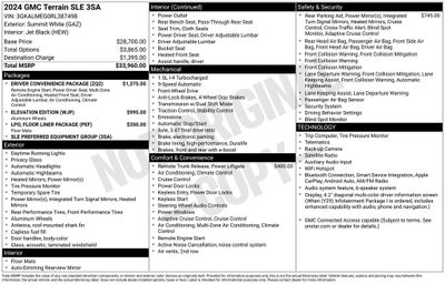 2024 GMC Terrain SLE