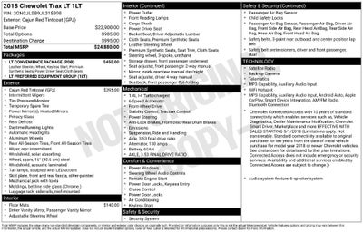 2018 Chevrolet Trax LT