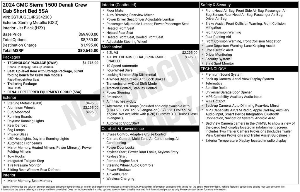 2024 GMC Sierra 1500 Denali