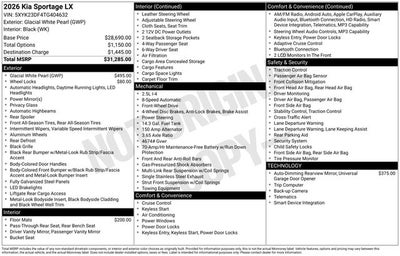 2026 Kia Sportage LX