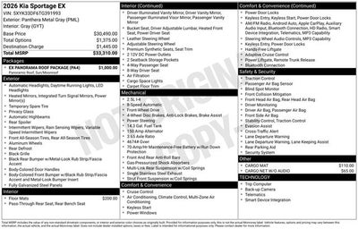 2026 Kia Sportage EX