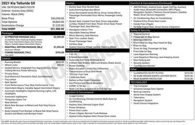 2021 Kia Telluride SX