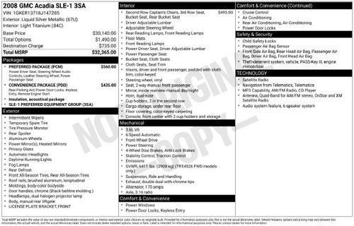 2008 GMC Acadia SLE-1