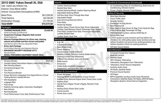 2015 GMC Yukon XL Denali