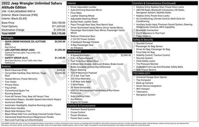 2022 Jeep Wrangler Unlimited Sahara Altitude 4x4