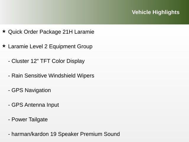 2025 RAM 1500 Laramie Crew Cab 4x4 5'7' Box