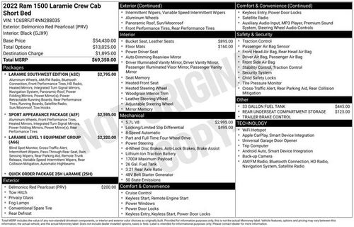 2022 RAM 1500 Laramie