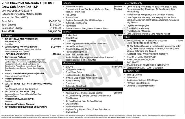2023 Chevrolet Silverado 1500 RST
