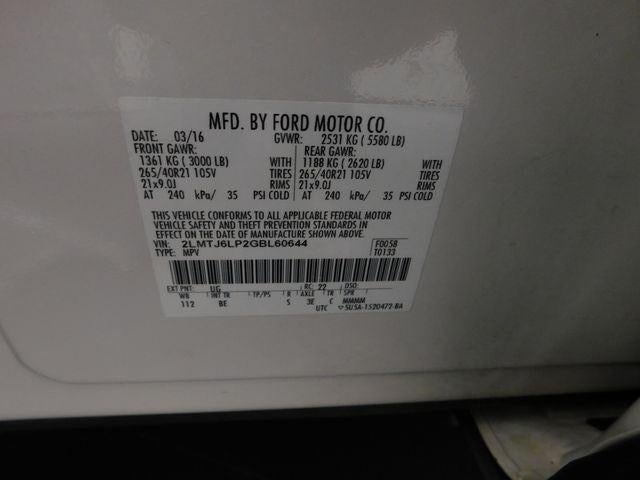 2016 Lincoln MKX Reserve