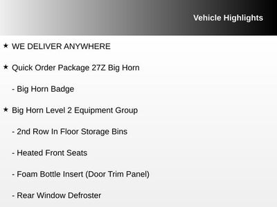 2021 RAM 1500 Big Horn/Lone Star