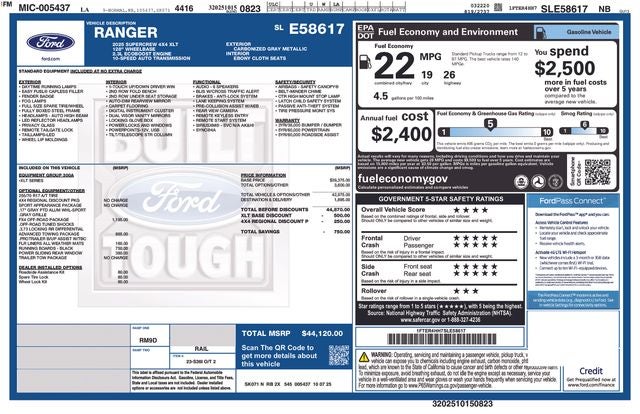 2025 Ford Ranger XLT