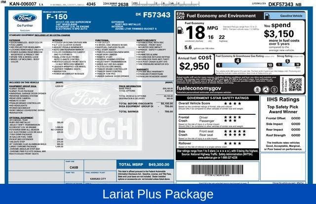 2013 Ford F-150 Lariat