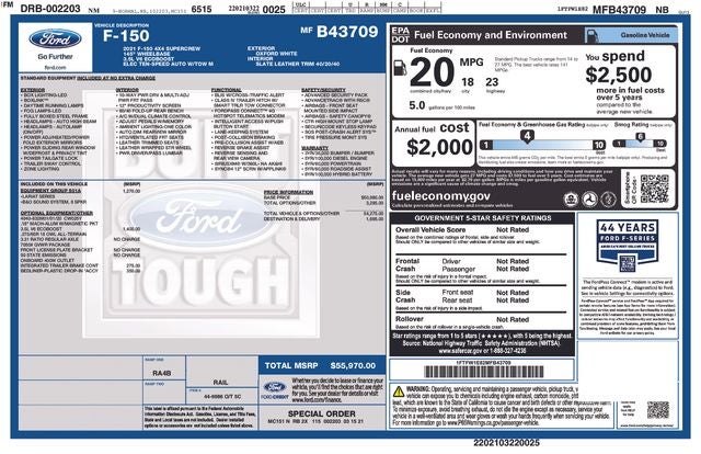 2021 Ford F-150 Lariat