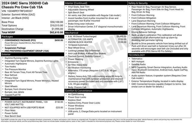 2024 GMC Sierra 3500HD Pro